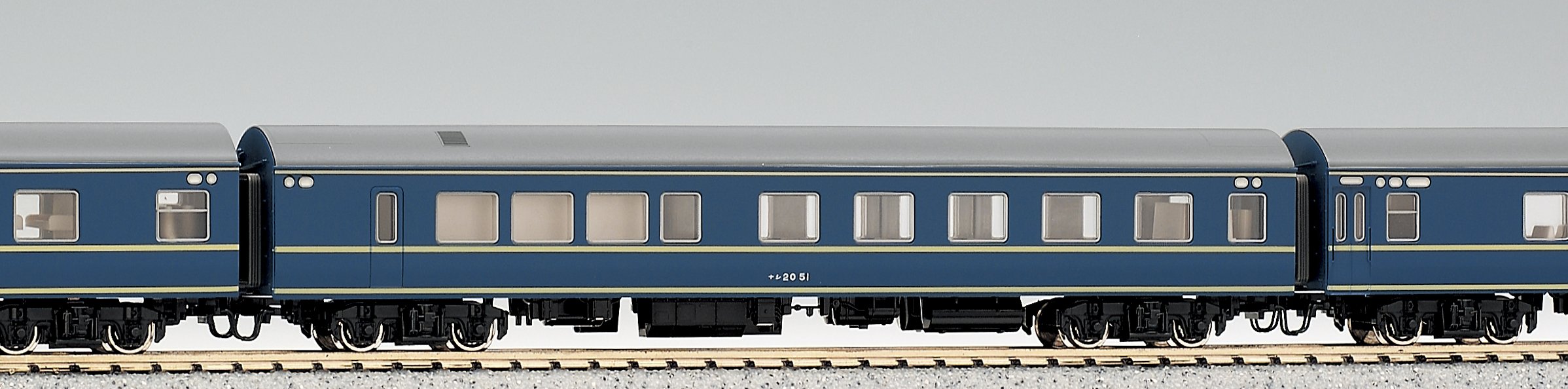 Kato N Gauge 20 Series Ensemble de 7 voitures ferroviaires miniatures pour passagers 10-366