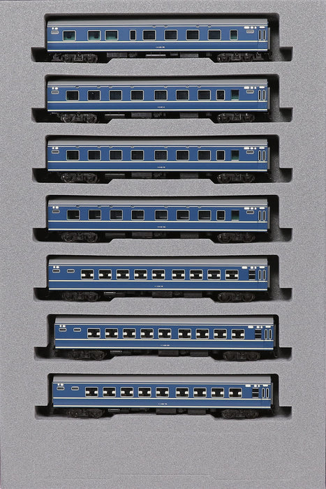 KATO 10-1726 Série 20 Sleeper Limited Express 'Asakaze' Configuration initiale 7 voitures Add-On Set N Scale