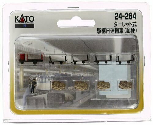 Kato N Gauge 24-264 Turret Truck Station Industrial Mail Truck Model Train - Japan Figure