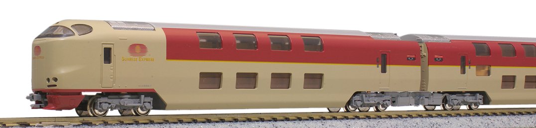 Kato N Gauge 285 3000 Series 7-Car Set 10-1333 Sunrise Express Model Train