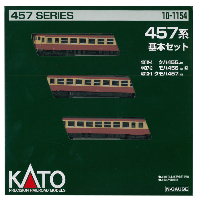 Kato Model Train - N Gauge 457 Series Basic 3-Car Set 10-1154