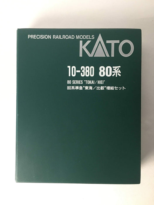 Kato Spur N 80 Serie 4-Wagen-Set 10-380 Tokai/Hiei Semi-Express Eisenbahn-Modellzug