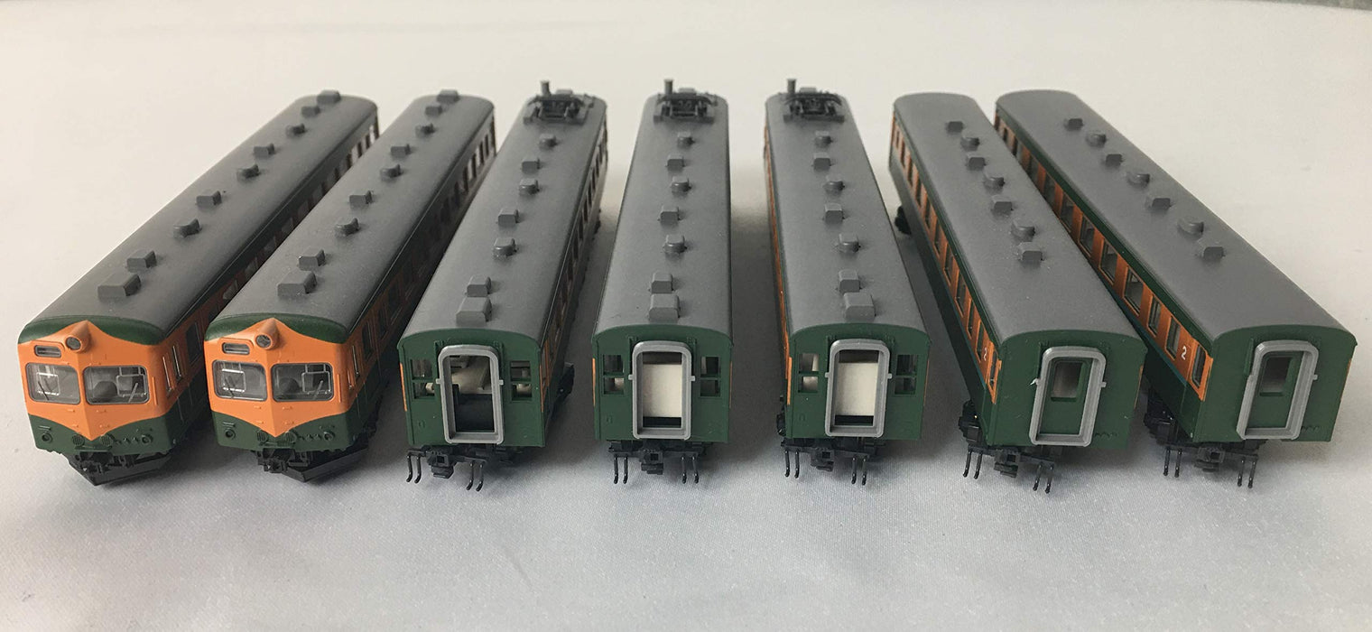 Kato N Gauge 80 Series 7-Car 10-379 Train miniature – Ensemble de base semi-express Tokai/Hiei