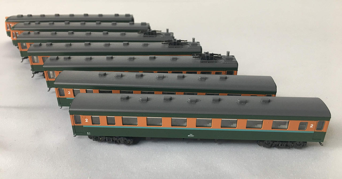 Kato N Gauge 80 Series 7-Car 10-379 Train miniature – Ensemble de base semi-express Tokai/Hiei
