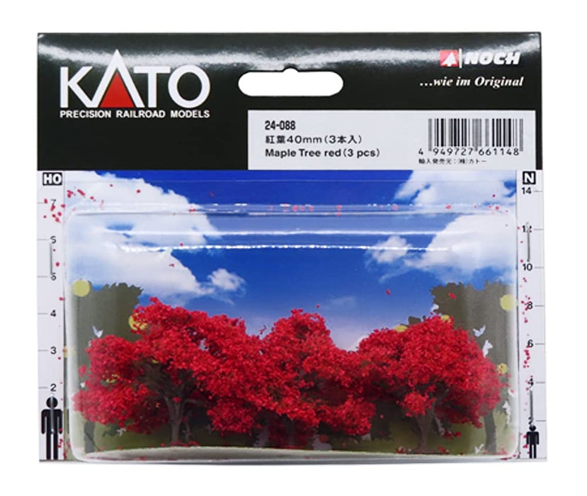 Kato Autumn Leaves Diorama Supplies 40mm - 3-Piece Set in N Gauge 24-088