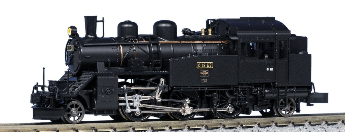 Kato Brand N Gauge C12 2022-1 Model Steam Locomotive for Railway Enthusiasts