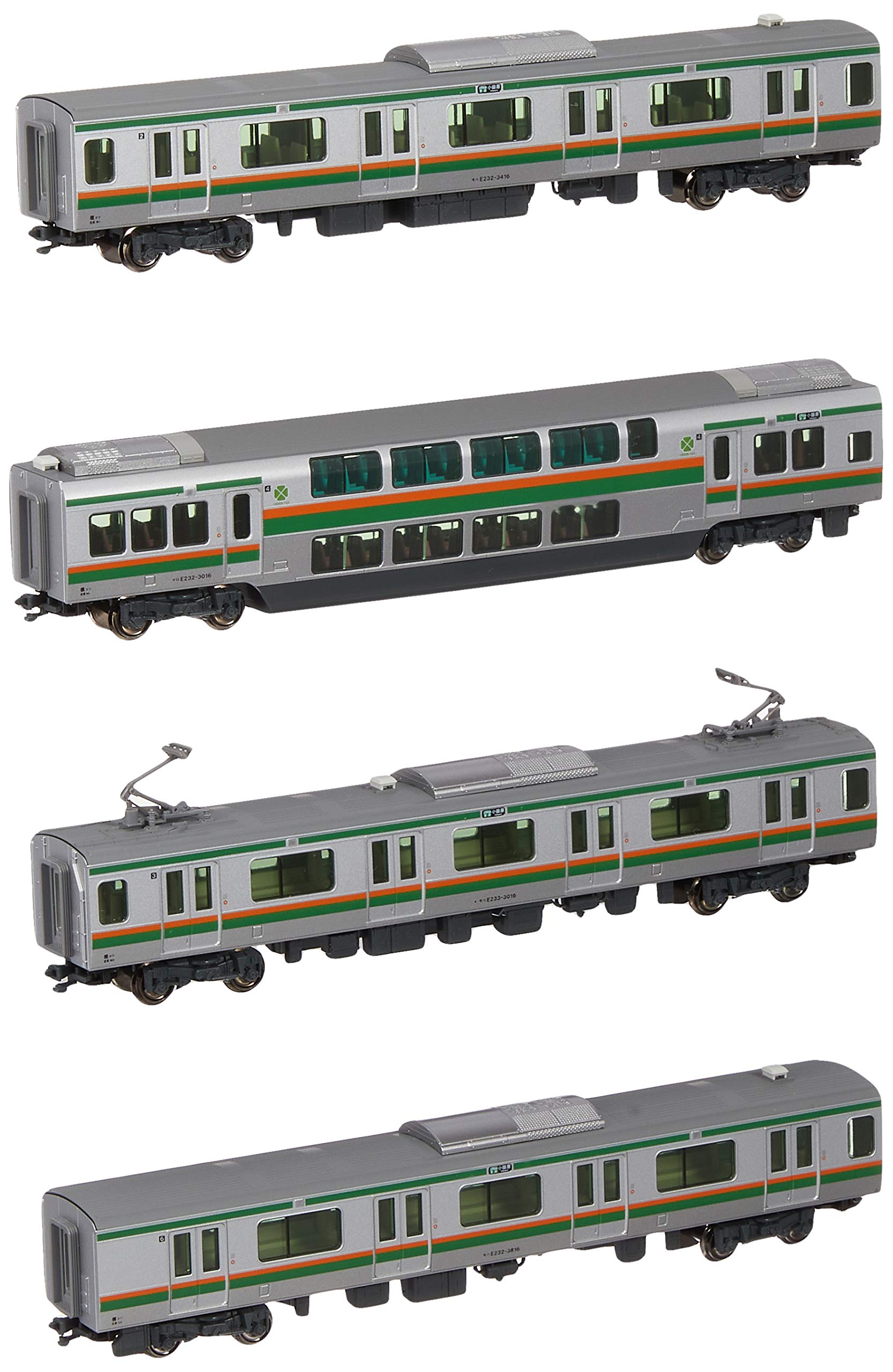 KATO 10-1268 Jr Series E233-3000 Tokaido/Ueno Tokyo Line 4 Cars Add-On