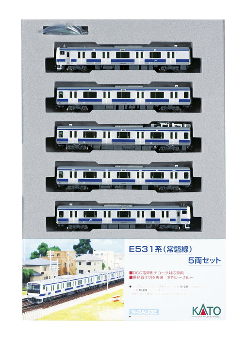 Kato N Gauge 5-Car Set E531 Series Joban Line 10-283 Model Railway Train