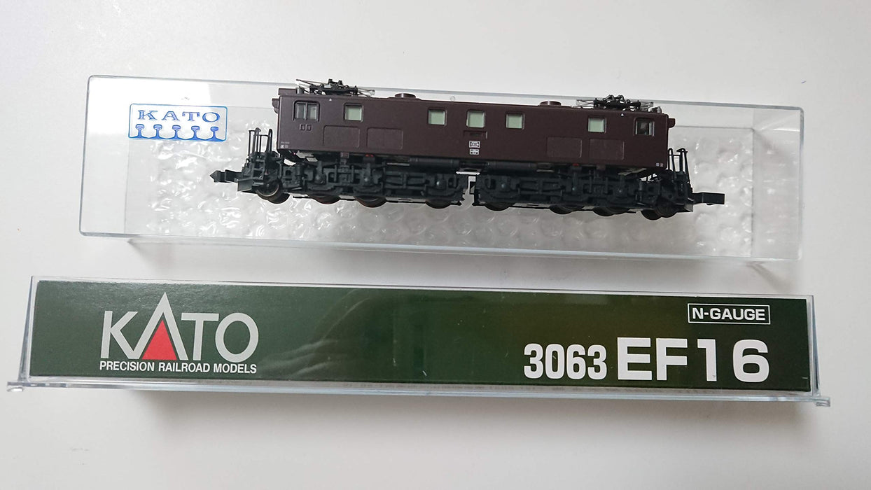 Kato Electric Locomotive - N Gauge Ef16 3063 - Railway Model Train