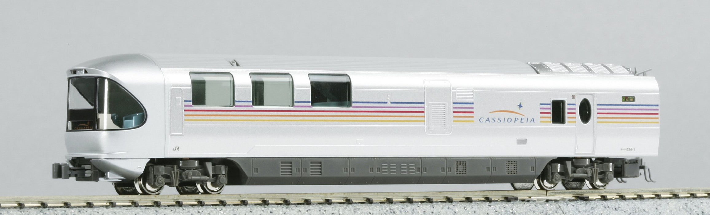 Modèle de jeu de 4 voitures Kato N Gauge - Série Ef510 + E26 Cassiopeia Basic 10-833 Rail passagers