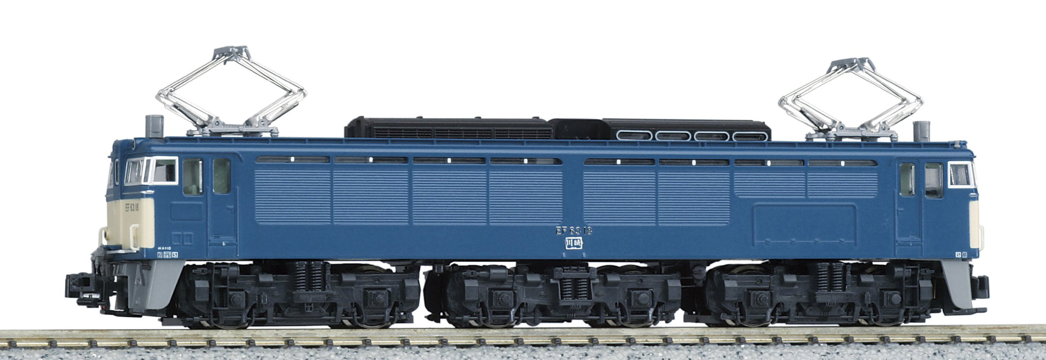 Kato N Gauge 3057-4 Modell Elektrolokomotive – EF63 2D Hyper D kompatible Eisenbahn