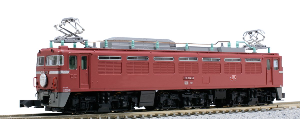 Kato Electric Locomotive Model - JR Kyushu Ef81 400 - N Gauge Railway 3066-5