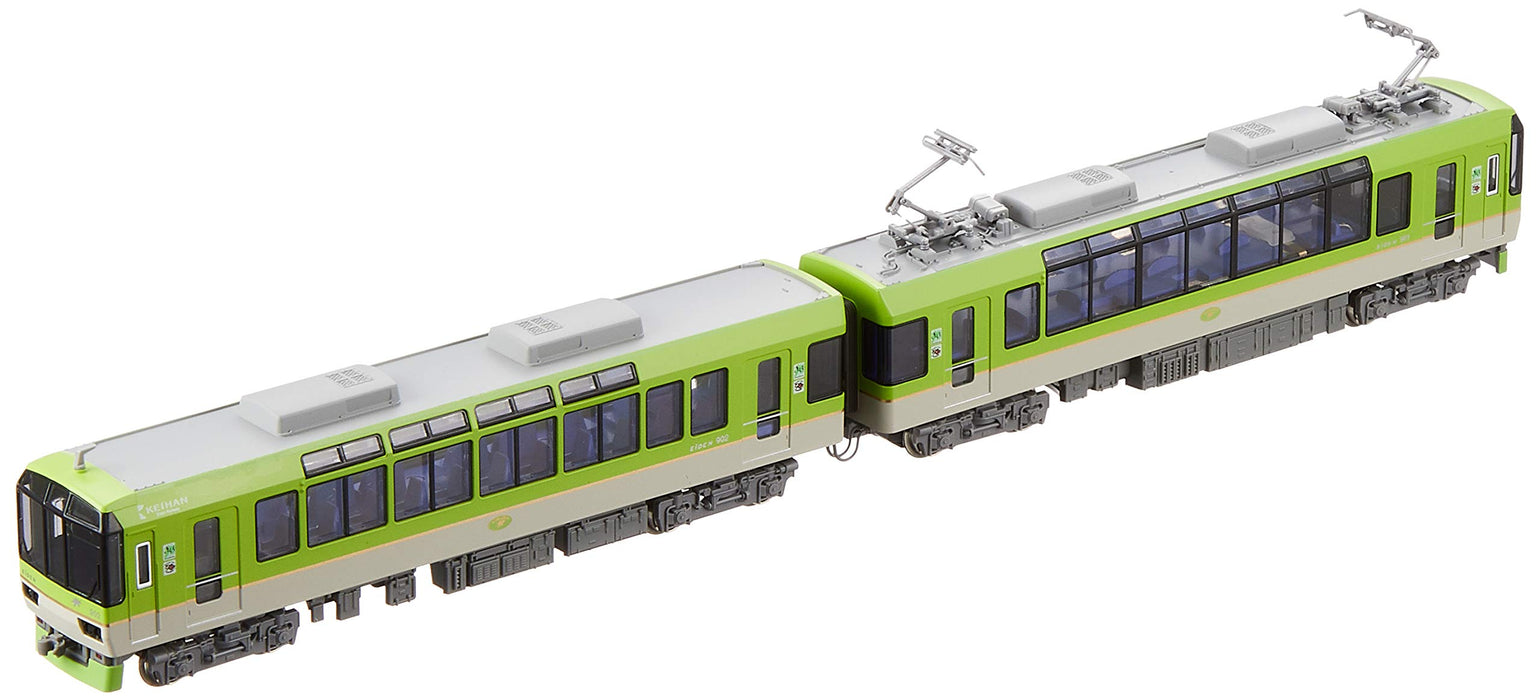 Train miniature électrique Eizan Kato N Gauge série 900 - Bleu érable vert