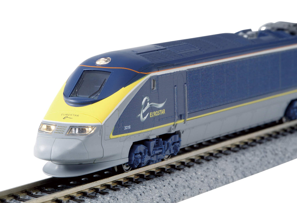 Kato Spur N 10–1297 Eurostar Modelleisenbahn-Zugset mit 8 Wagen, neue Lackierung