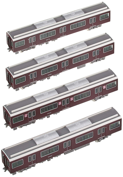 Kato N Gauge 4 voitures Hankyu série 9300 ensemble d'extension de ligne Kyoto modèle de train ferroviaire