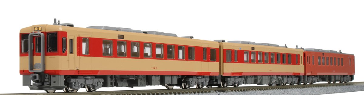 Kato Kiha 110 Series N Gauge 3-Car Set - JNR Color 10-1169 Diesel Railway Model