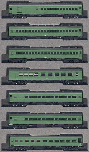Kato N Gauge 7-Car Basic Set: Limited Express Passenger Railway Model 10-234