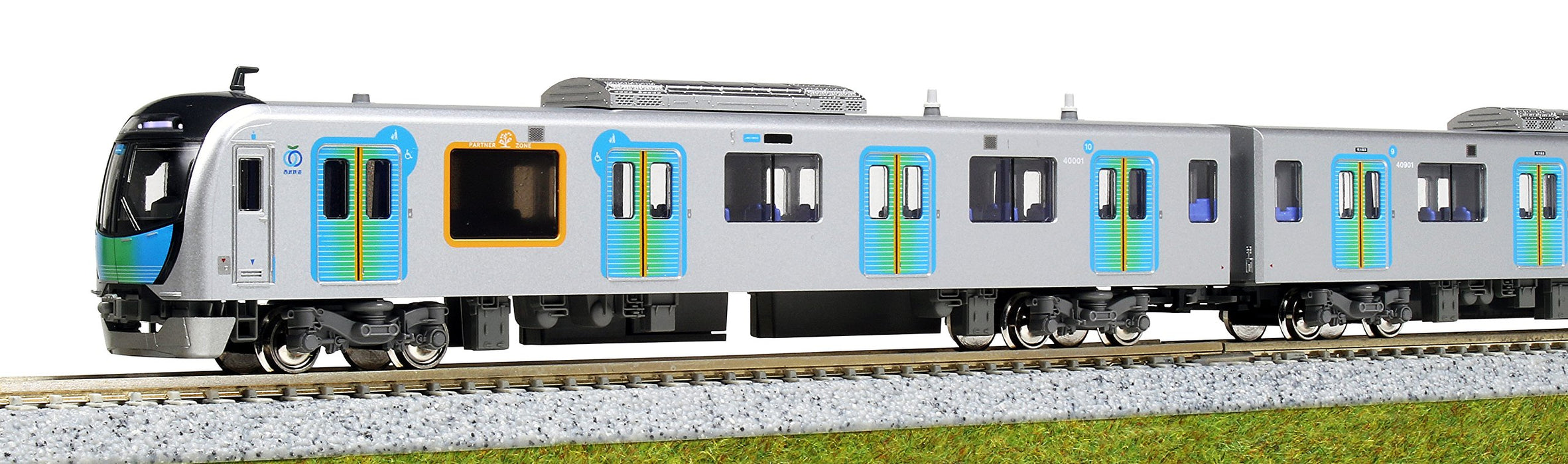 Kato N Gauge 4-Car Set - Seibu Railway 40000 Series 10-1400 Model Train