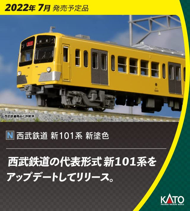 KATO 10-1753 Seibu Railway Series New 101 New Painting Color 2 Leading Cars Set N Scale