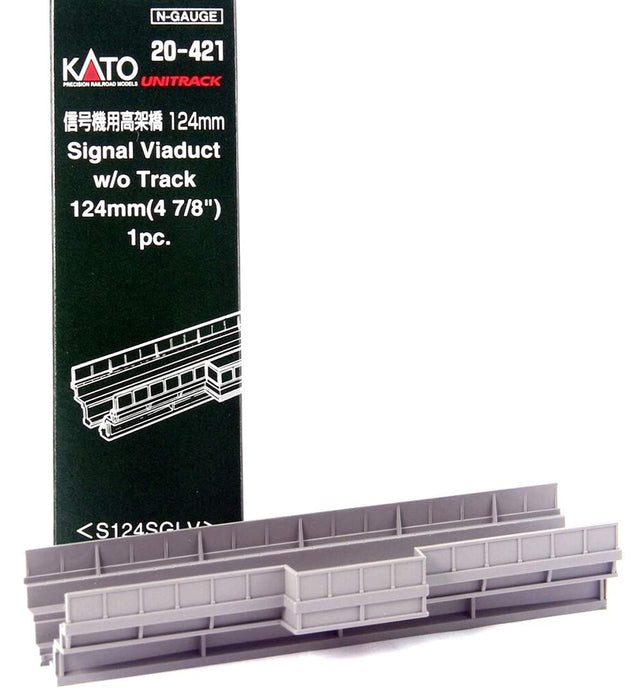 Kato Railway Model Supplies - N Gauge Signal Viaduct 124Mm No Tracks 20-421
