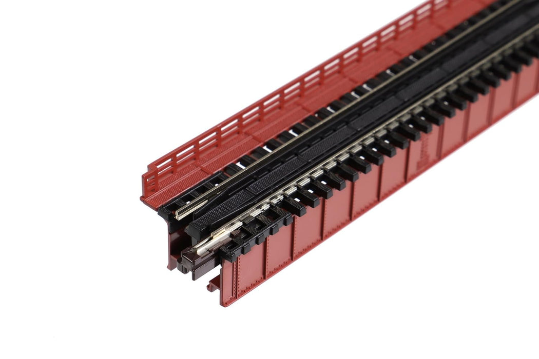 Kato Red Single Track Deck Girder Iron Bridge: N Gauge Railway Model Supplies