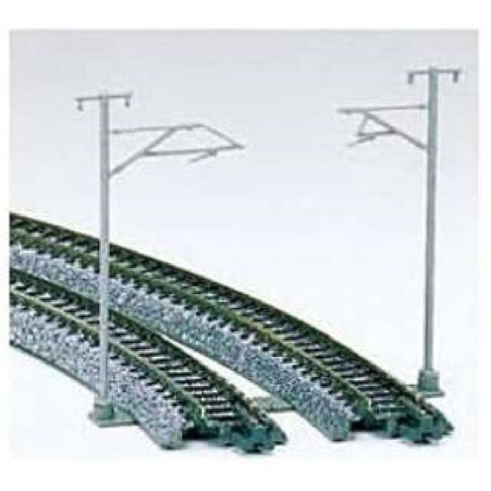 Kato N Gauge 16 pièces, poteau de ligne aérienne à voie unique, fournitures de modèle ferroviaire