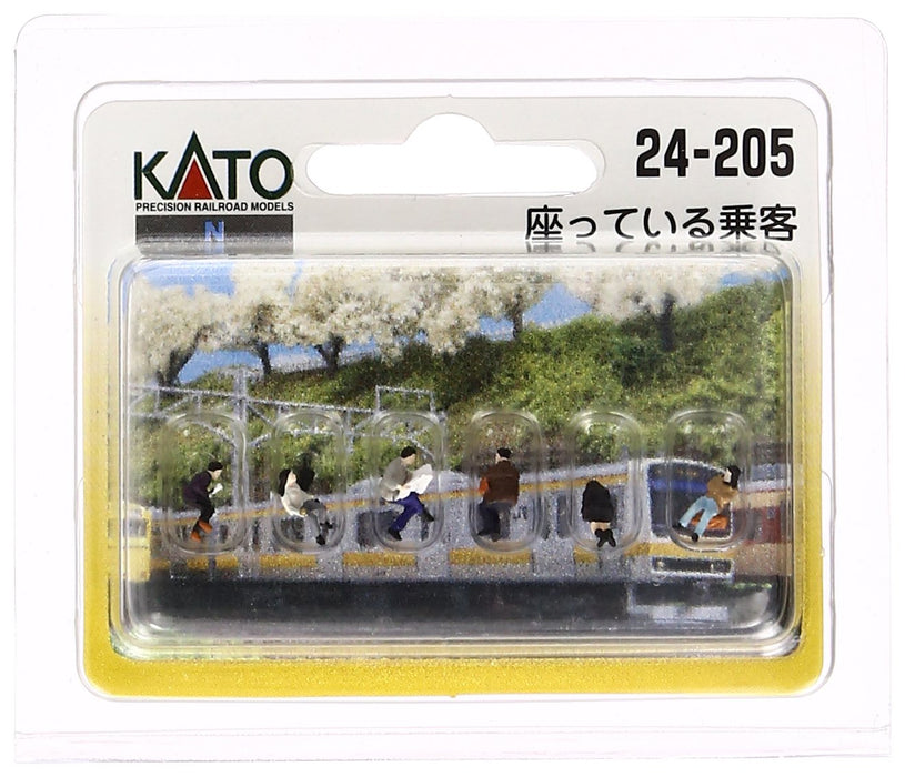 Kato N Gauge Diorama Supplies - Model 24-205 Sitting Passenger