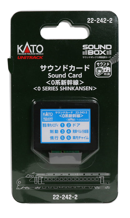 Kato N Gauge 0 Series Shinkansen Sound Card 22-242-2
