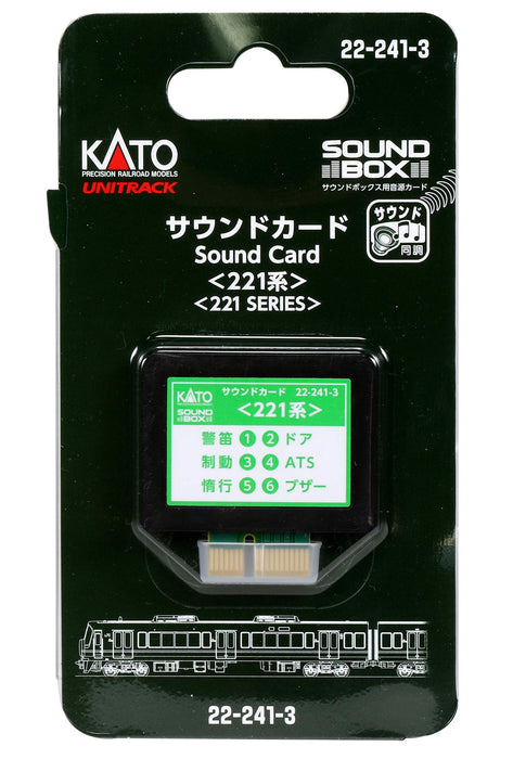 Kato N Gauge 221 Series Sound Card for Railway Model Supplies