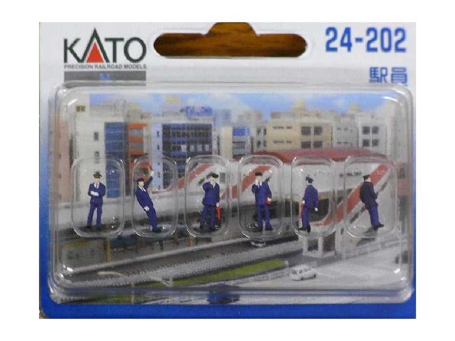 Kato Diorama Supplies - N Gauge Station Staff 24-202 Model Building Accessories