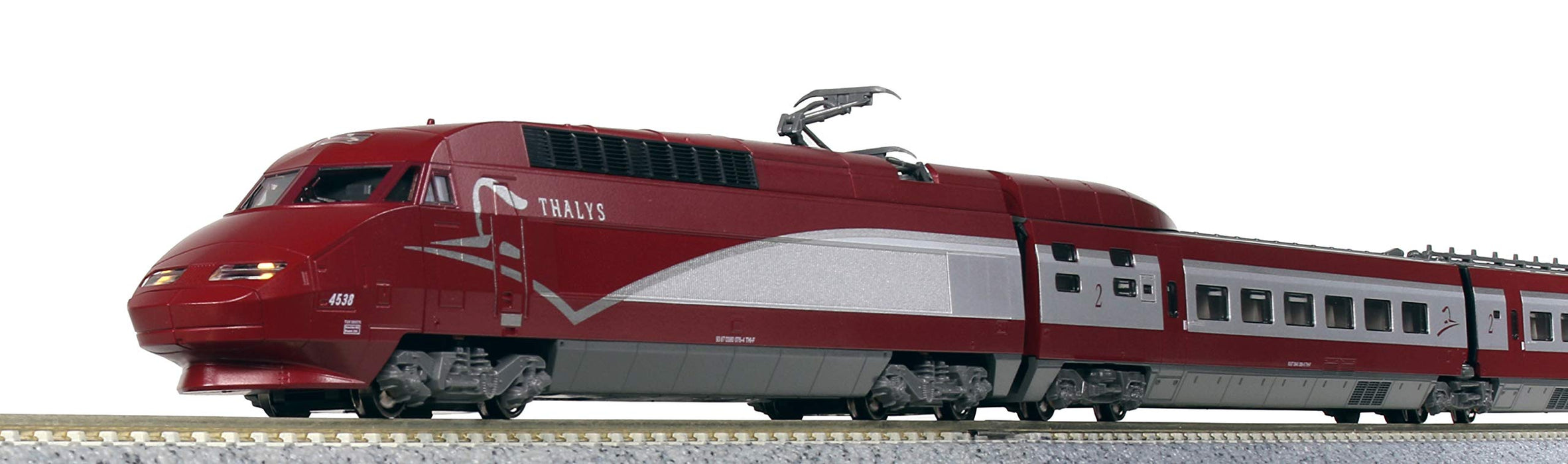 Kato Spur N 10-Wagen-Set Thalys Pba Neue Lackierung 10-1657 Eisenbahn Modelleisenbahn
