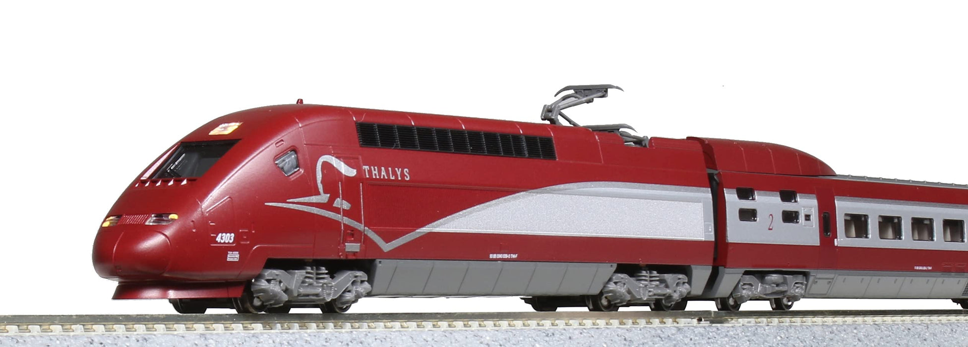 Kato N Gauge 10-1658 Thalys Pbka Railway Model Train 10-Car Set New Paint