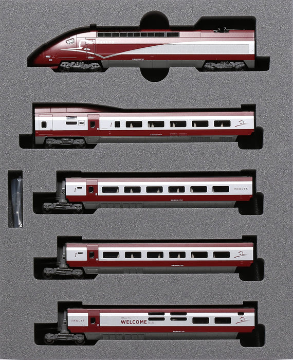 Kato Spur N 10–1658 Thalys Pbka Eisenbahn Modelleisenbahn 10-Wagen-Set neue Farbe