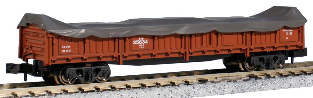 Kato N Gauge Toki25000 8017-1 Modelleisenbahn-Güterwagen mit Ladung