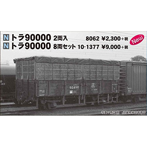 Kato N Gauge 10-1377 Tora 90000 Ensemble de modèles de fret ferroviaire à 8 voitures