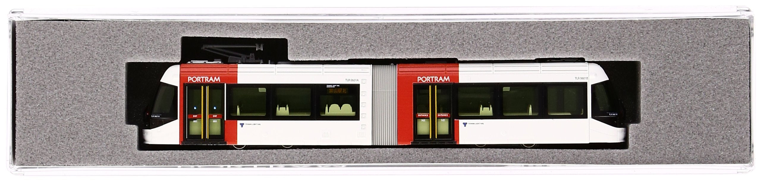 Kato Red TLR0601 Toyama Light Rail N Gauge Railway Model Train 14-801-1