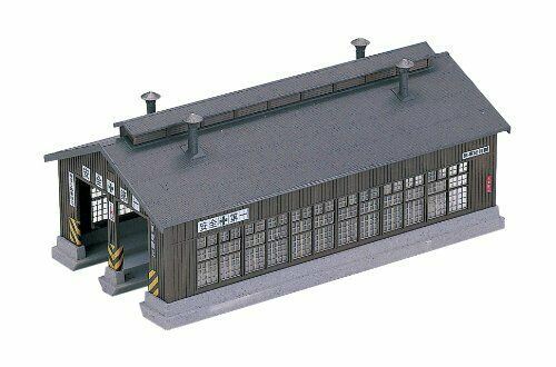 Kato N Scale 1/150: 23-225 Structures Wood 2-Stall Engine House Kit