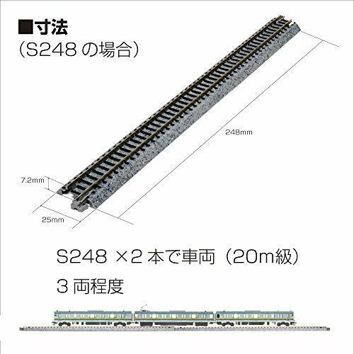 Kato N Scale Unitrack Compact Curve Line R183-45 Degrees 4 Pieces 20-172 Model