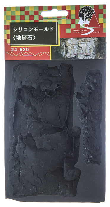 Kato Diorama Supplies: Silicone Strata Stone Mold 24-520