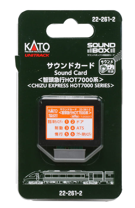 Kato Chizu Express Hot7000 Series Railway Model Sound Card 22-261-2