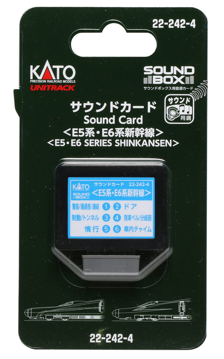KATO 22-242-4 Unitrack Soundkarte Serie E5/E6 Shinkansen N Scale