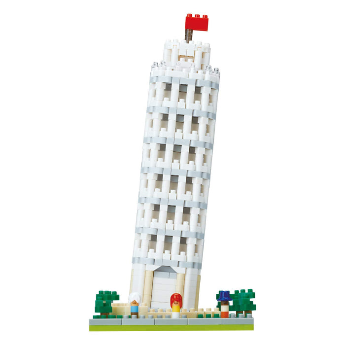 KAWADA Nbh_199 Nanoblock Der schiefe Turm von Pisa