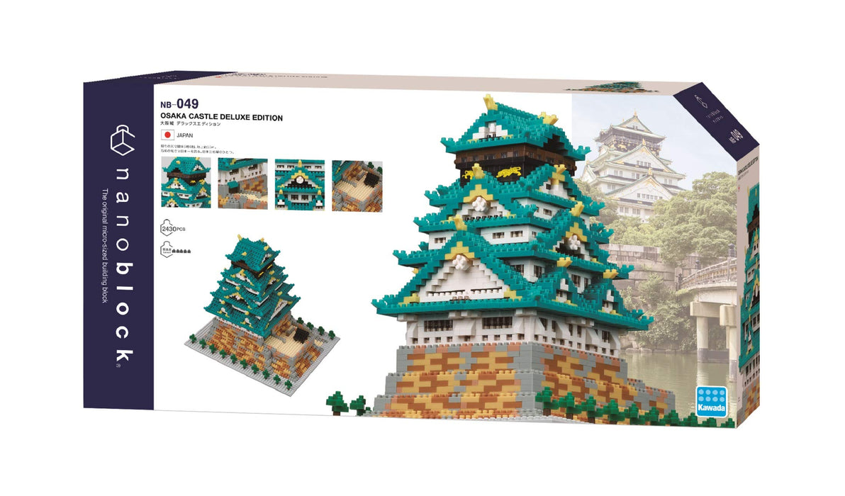 KAWADA Nb-049 Nanoblock Osaka Castle Deluxe Edition