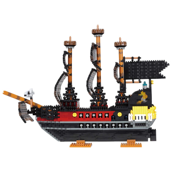 KAWADA Nanoblock Pirate Ship Deluxe Edition