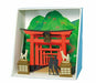 Kawada Pn-111 Paper Nano Inari Shrine Building Kit - Japan Figure