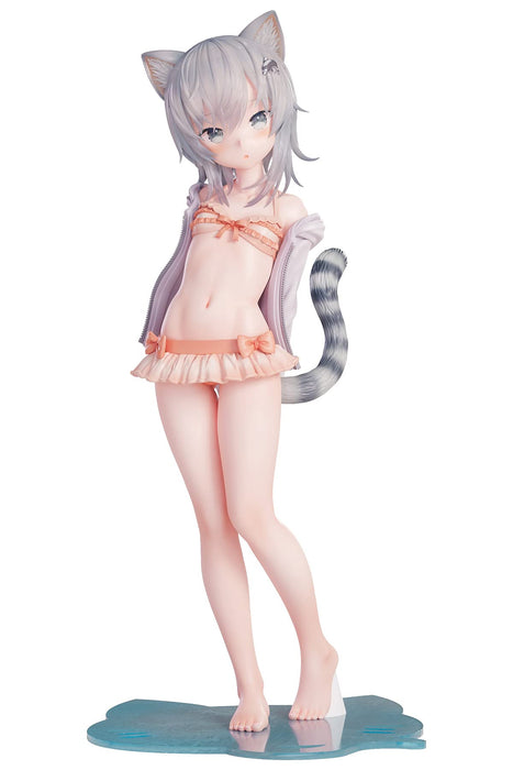 Kemomimi Gakuen Amesho☆Amyu Figure 1/7 Scale Painted By Kapurichio - B´Full Japan