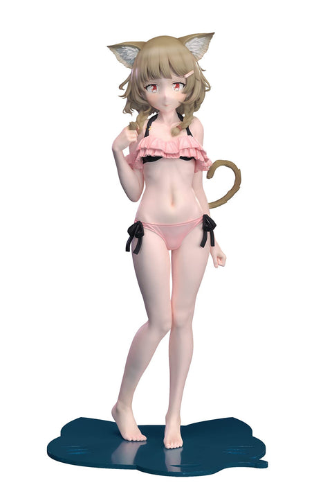 Figurine Kemomimi Gakuen Konkuri-San par B'Full, figurine peinte à l'échelle 1/7, Japon