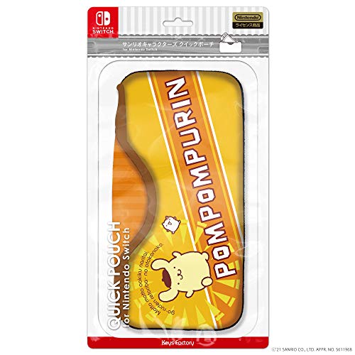Keys Factory Cqp0102 Quick Pouch For Nintendo Switch Pompompurin Sanrio Characters Series - New Japan Figure 4528272008570