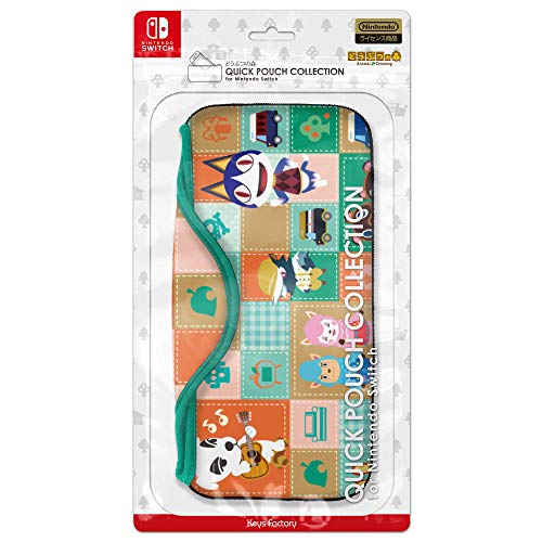 Keys Factory Quick Pouch Collection For Nintendo Switch Animal Crossing Series Typea - New Japan Figure 4528272008150