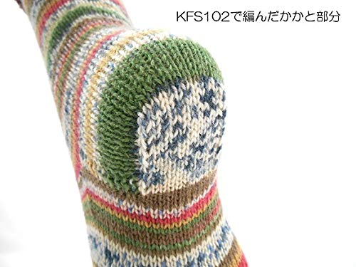 Opal Peace Socks Knitting Kit Set - Japan Wool (Kfs102) W/Needles (B) - Lollipop Green